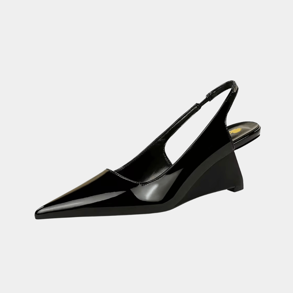 Cardoso Visus “Vertex” Architectural Wedge Slingbacks